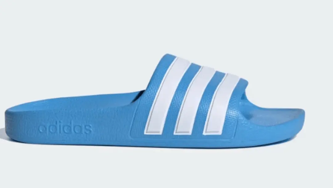 adidas Adilette Aqua Badslippers Kids - Blauw - afbeelding 2 van 6
