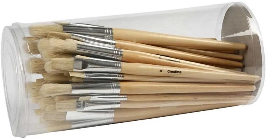 Creativ Company Nature Line Kwasten - 80 Stuks