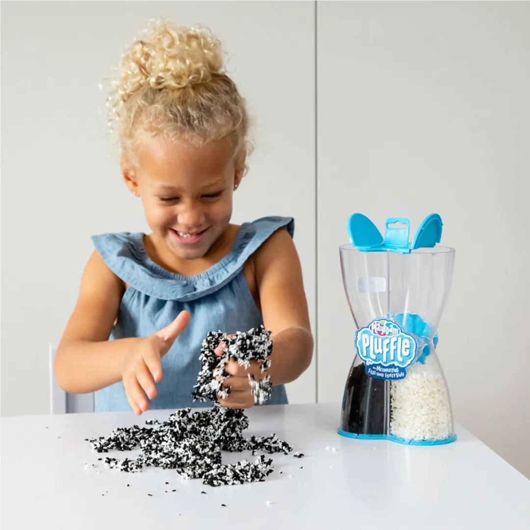 Learning Resources Playfoam Pluffle Twist - Zwart & Wit - afbeelding 6 van 6