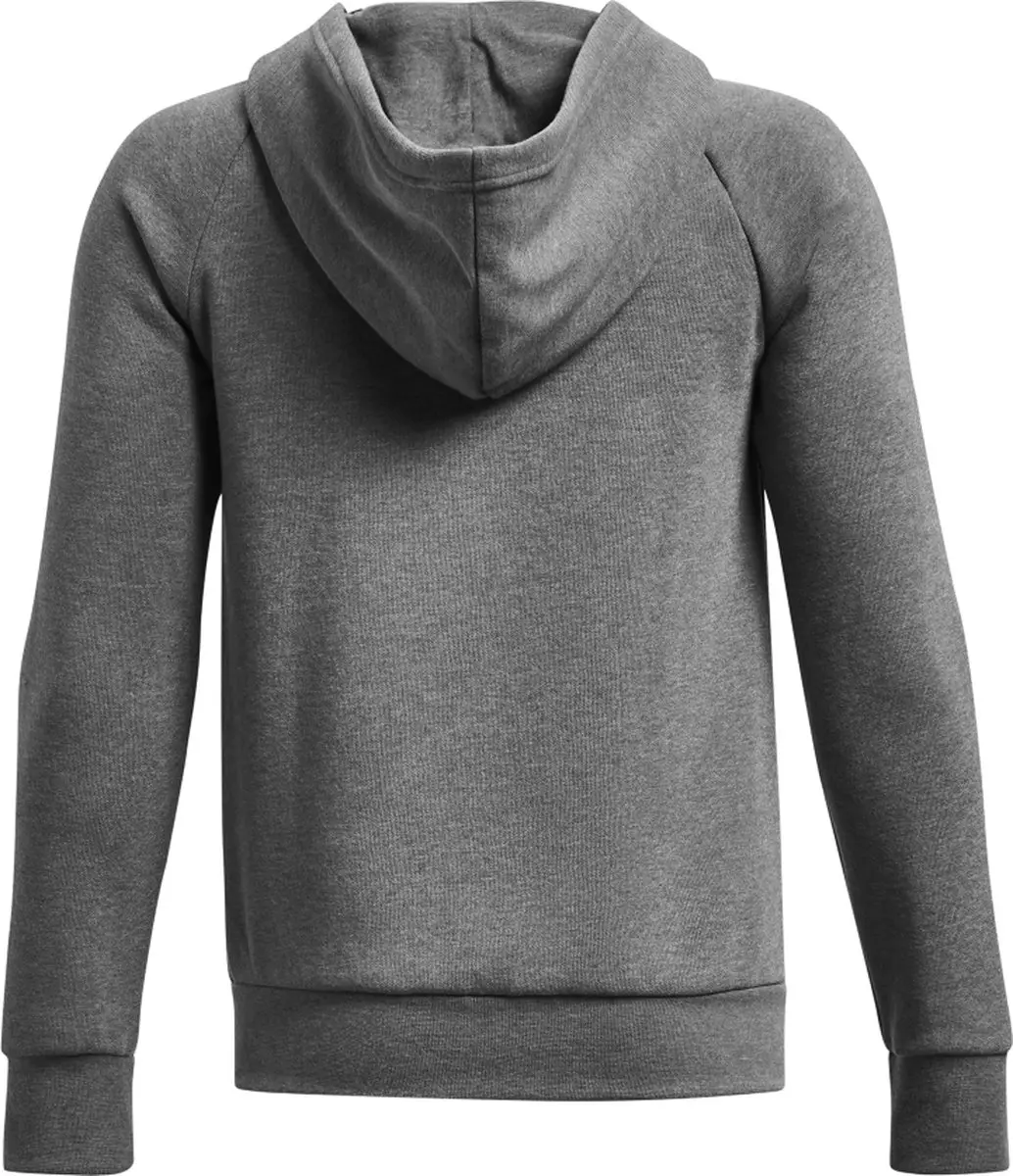 Under Armour Rival Fleece Hoodie Jongens - Grijs - 152 - afbeelding 2 van 5