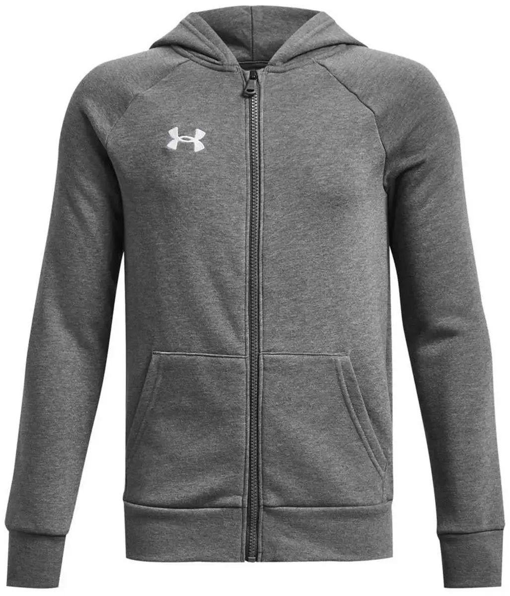 Under Armour Rival Fleece Hoodie Jongens - Grijs - 152 - afbeelding 5 van 5