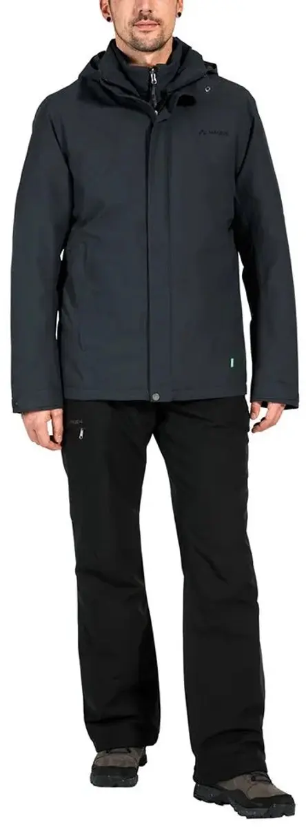 Vaude Caserina II Heren 3-in-1 Donsjack - Phantom Black - afbeelding 6 van 6