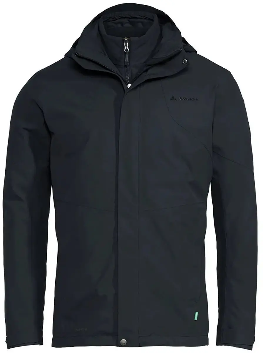 Vaude Caserina II Heren 3-in-1 Donsjack - Phantom Black M - afbeelding 3 van 5