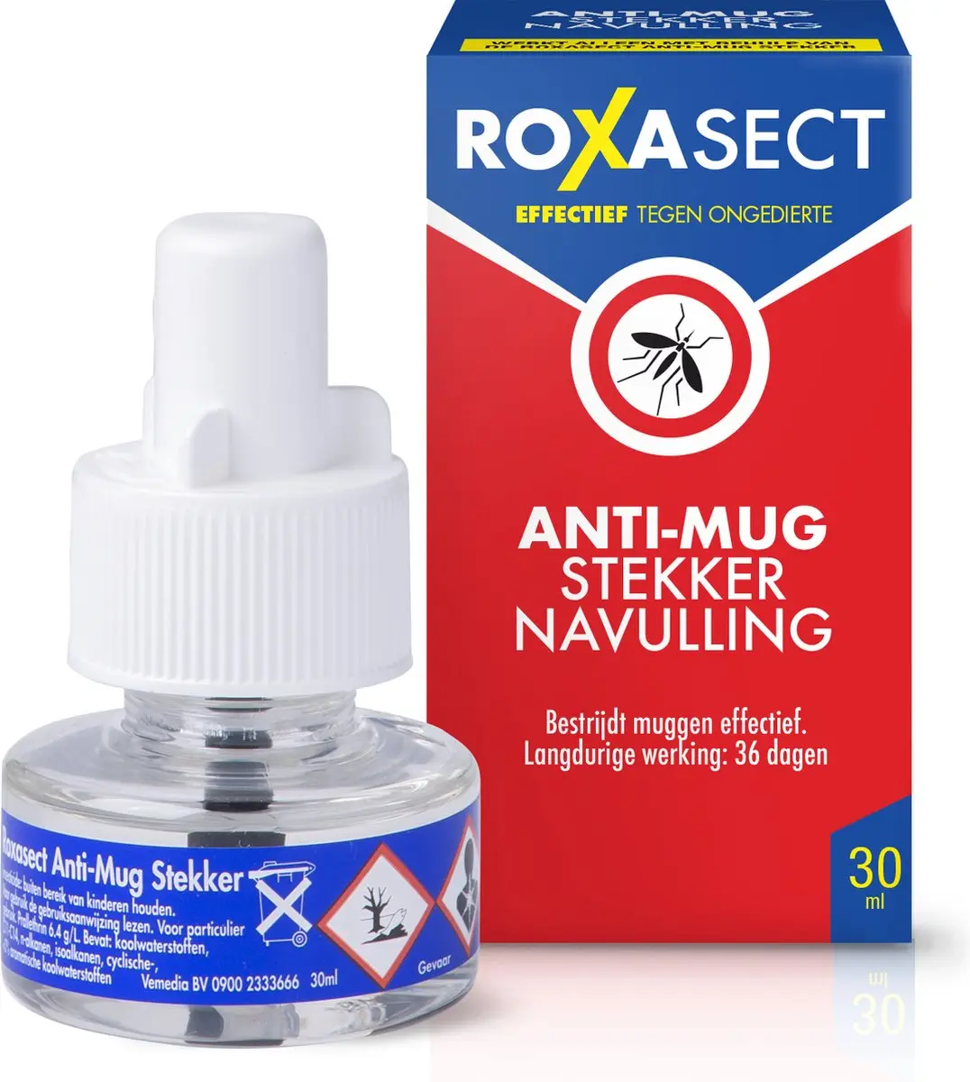 Roxasect Anti-Mug Stekker Navulling 30 ml - afbeelding 2 van 6