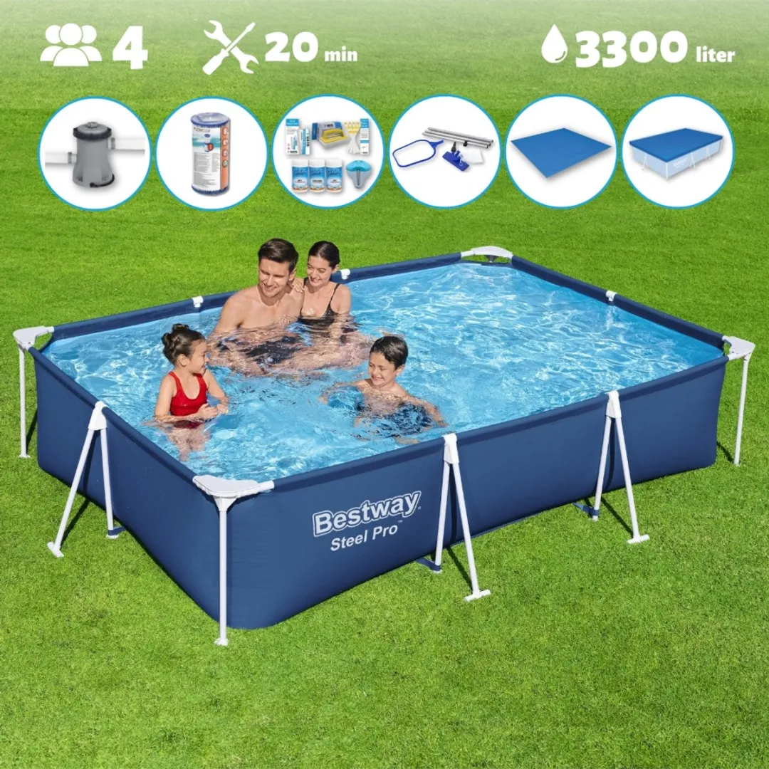 Bestway Zwembad 300x201x66cm - Blauw