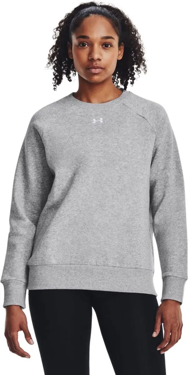 Under Armour UA Rival Fleece Crew Dames Sweatshirt - Grijs - afbeelding 2 van 6