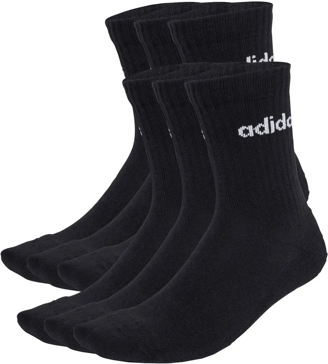 Adidas Linear Crew Sokken (6-pack)