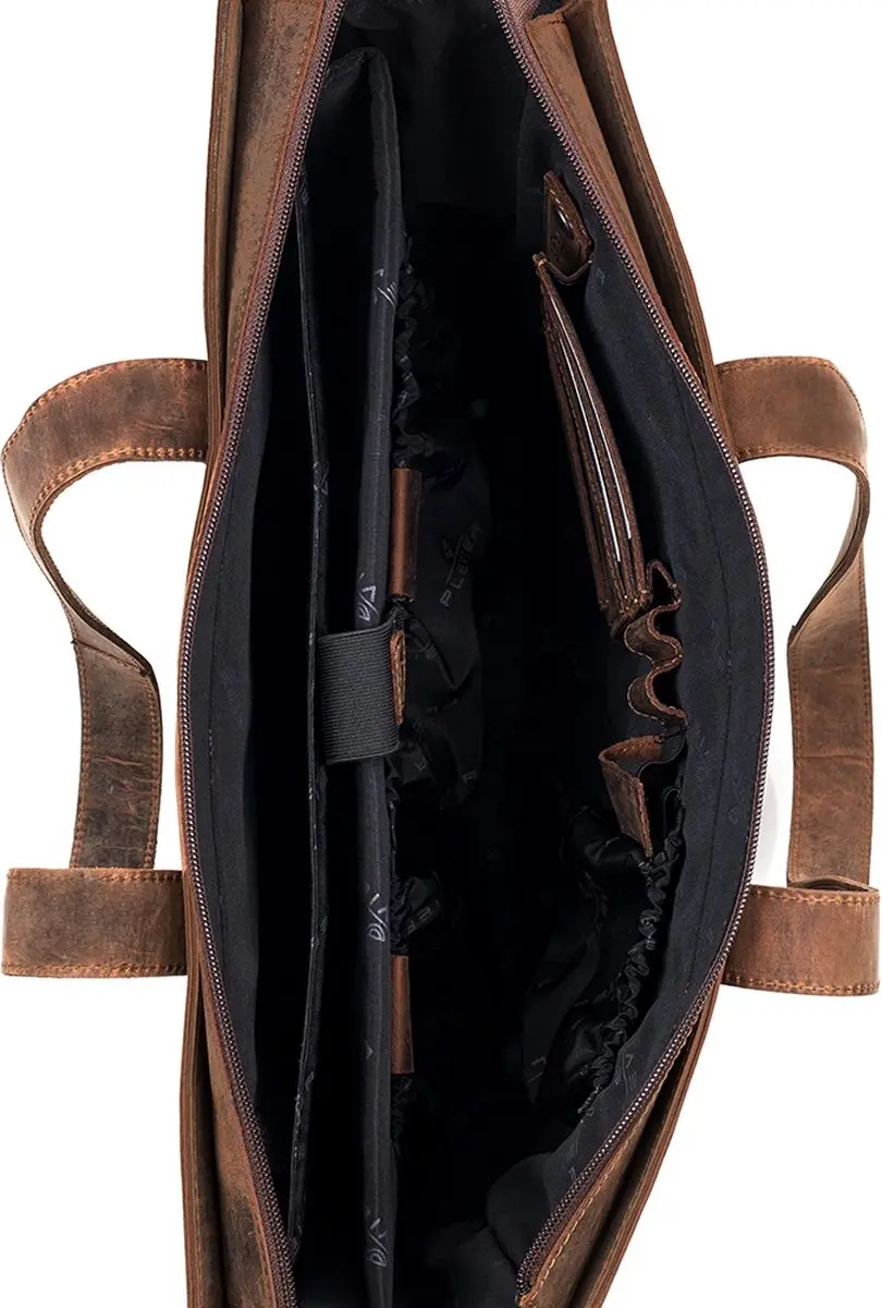 Plevier Hopper Shopper 15.6 inch - Bruin - afbeelding 4 van 6