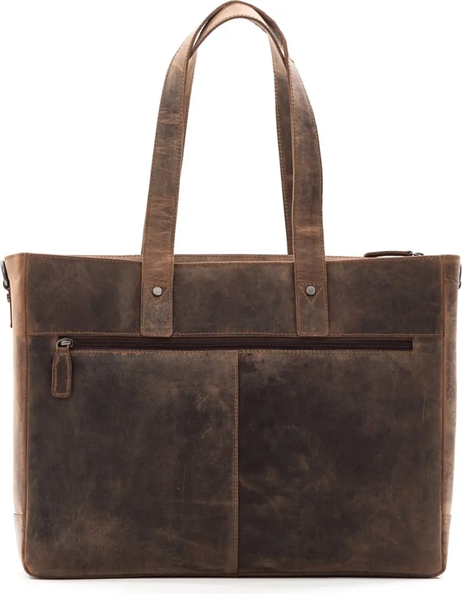 Plevier Hopper Shopper 15.6 inch - Bruin - afbeelding 3 van 6
