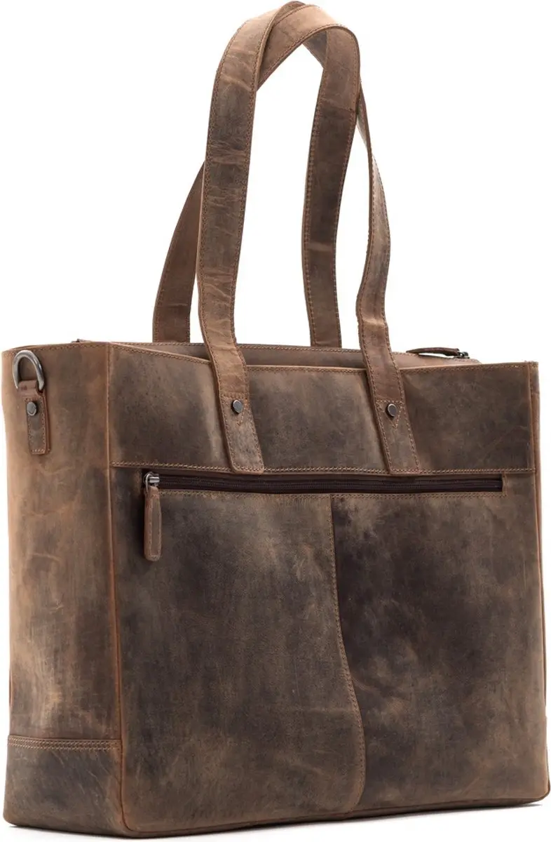 Plevier Hopper Shopper 15.6 inch - Bruin - afbeelding 2 van 6
