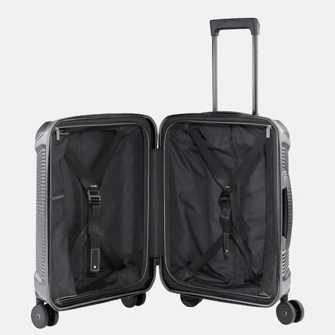Travelite Millennium Spinner Trolley 55cm - Zilver - afbeelding 5 van 6