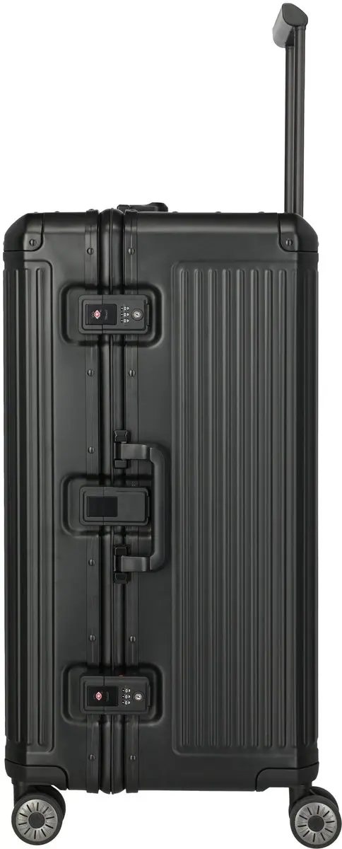 Travelite Next Trunk L 4-Wiel Trolley - 100L - Zwart - afbeelding 3 van 6