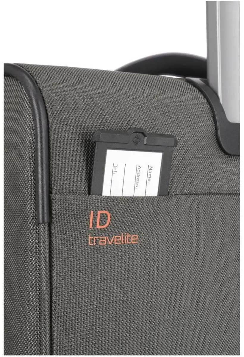 Travelite Crosslite 5.0 Trolley Large - 4 Wielen - Olive - afbeelding 4 van 6