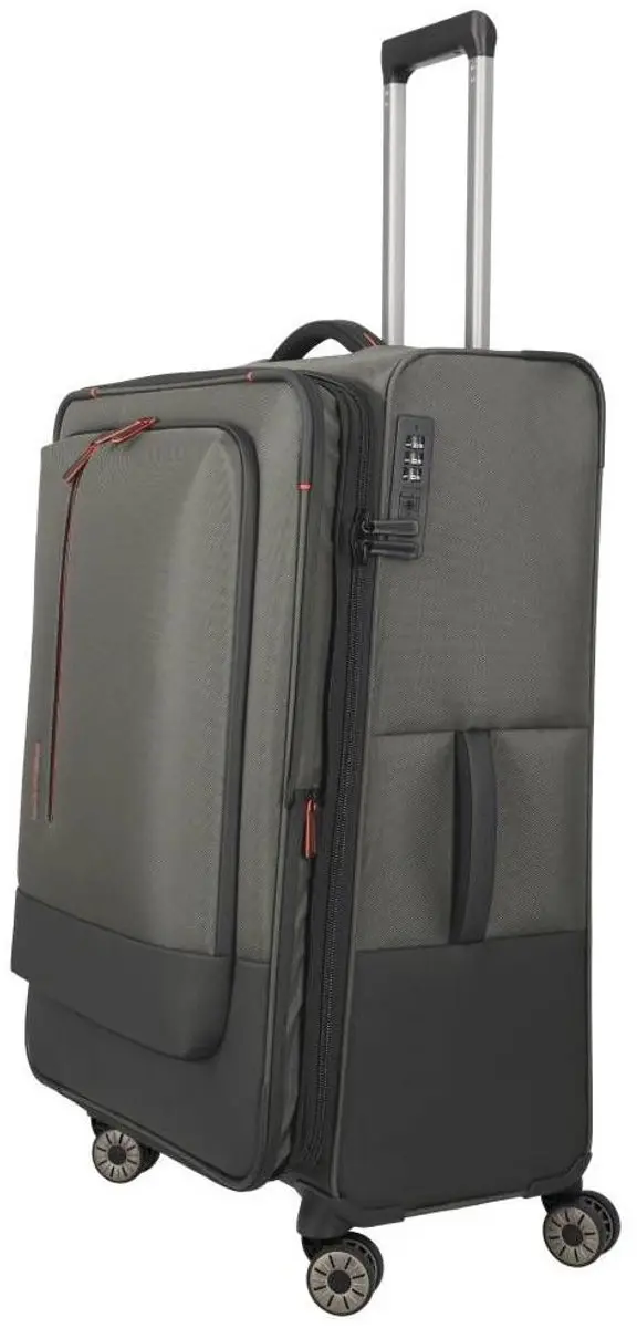 Travelite Crosslite 5.0 Trolley Large - 4 Wielen - Olive - afbeelding 6 van 6