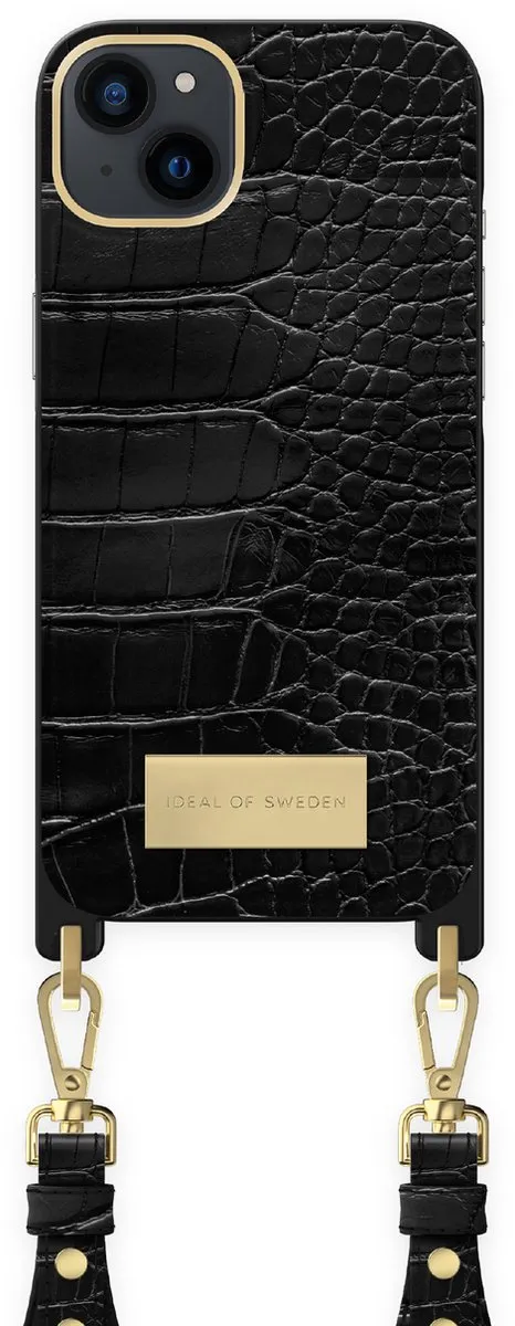 iDeal of Sweden iPhone 14 Plus Hoesje Black Croco