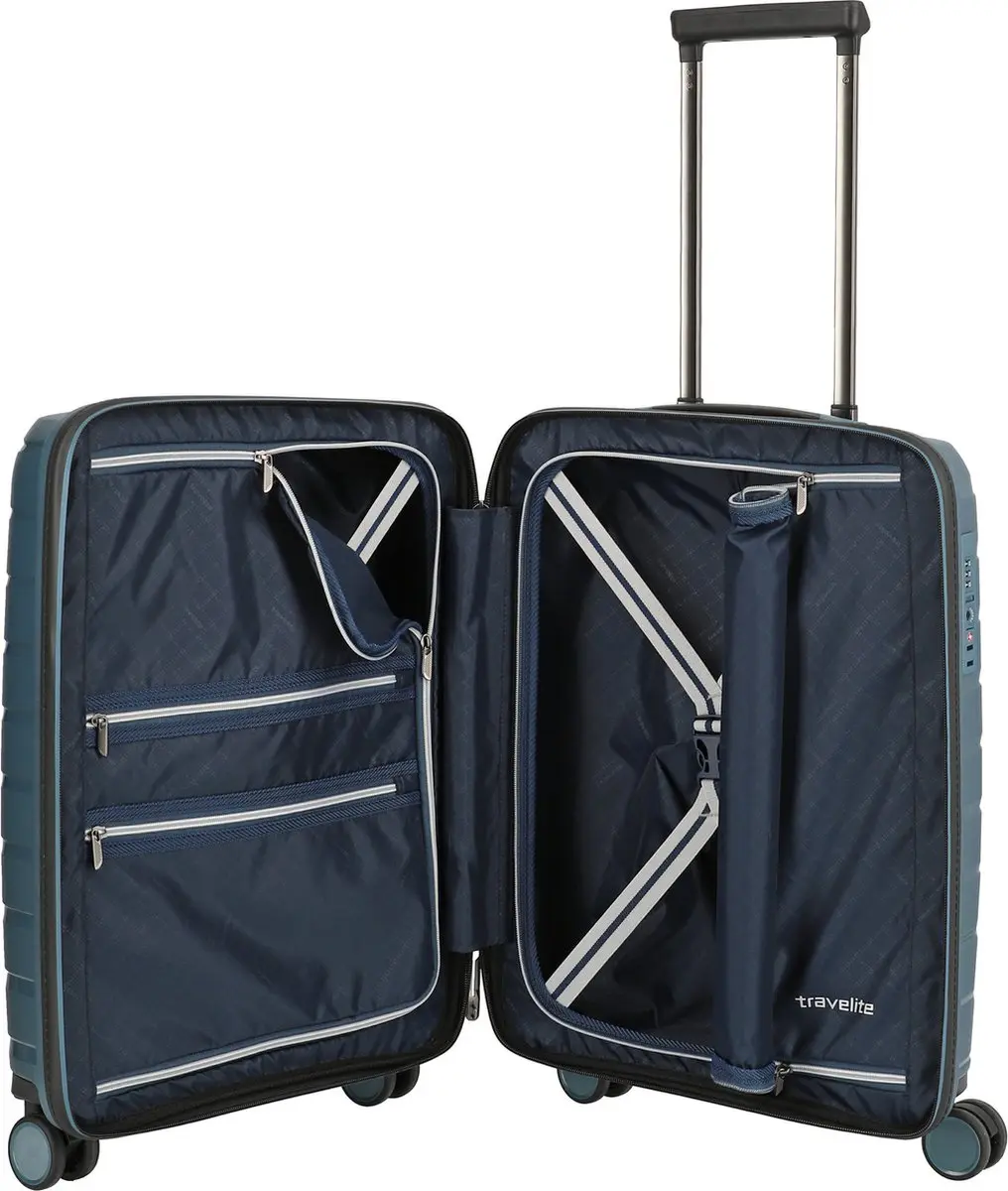 Travelite Air Base Trolley S Handbagage - 43 l - IJsblauw - afbeelding 4 van 6