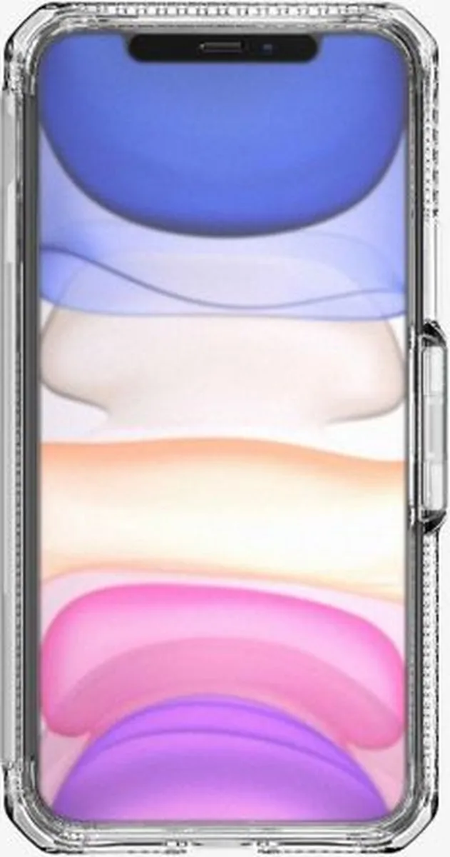 Itskins Spectrum Vision Clear Folio Cover iPhone 11 - Transparant