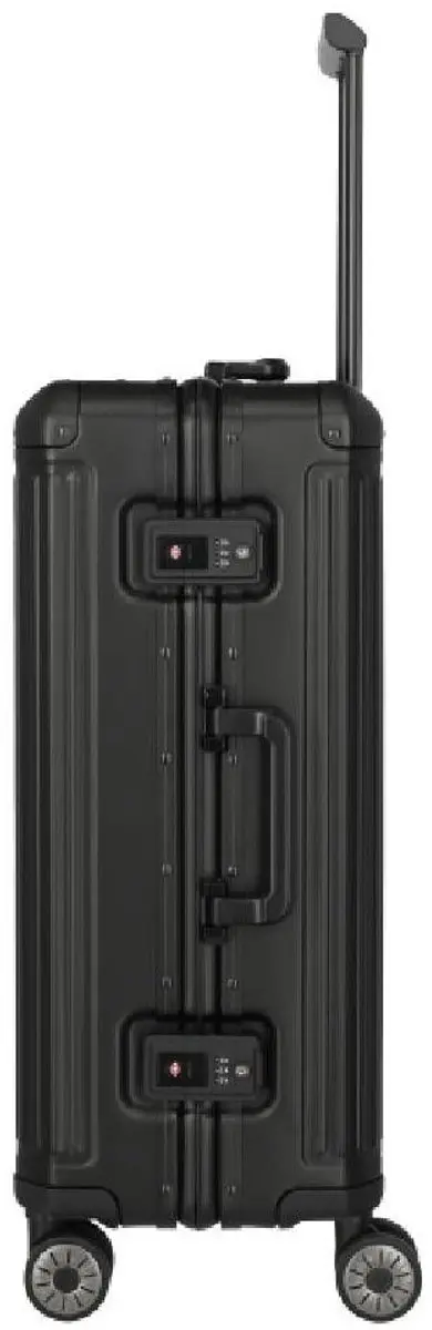 Travelite Next 2.0 Aluminium 4W Trolley M - 69L - Zwart - afbeelding 5 van 6