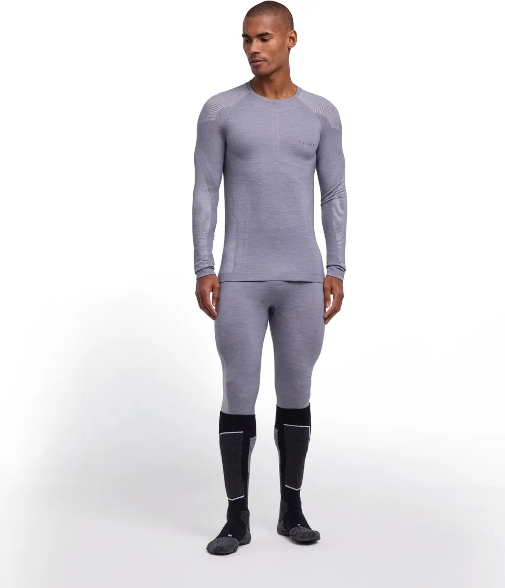 FALKE Wool-Tech Light Onderhemd Lange Mouwen - Grijs XL - afbeelding 3 van 6