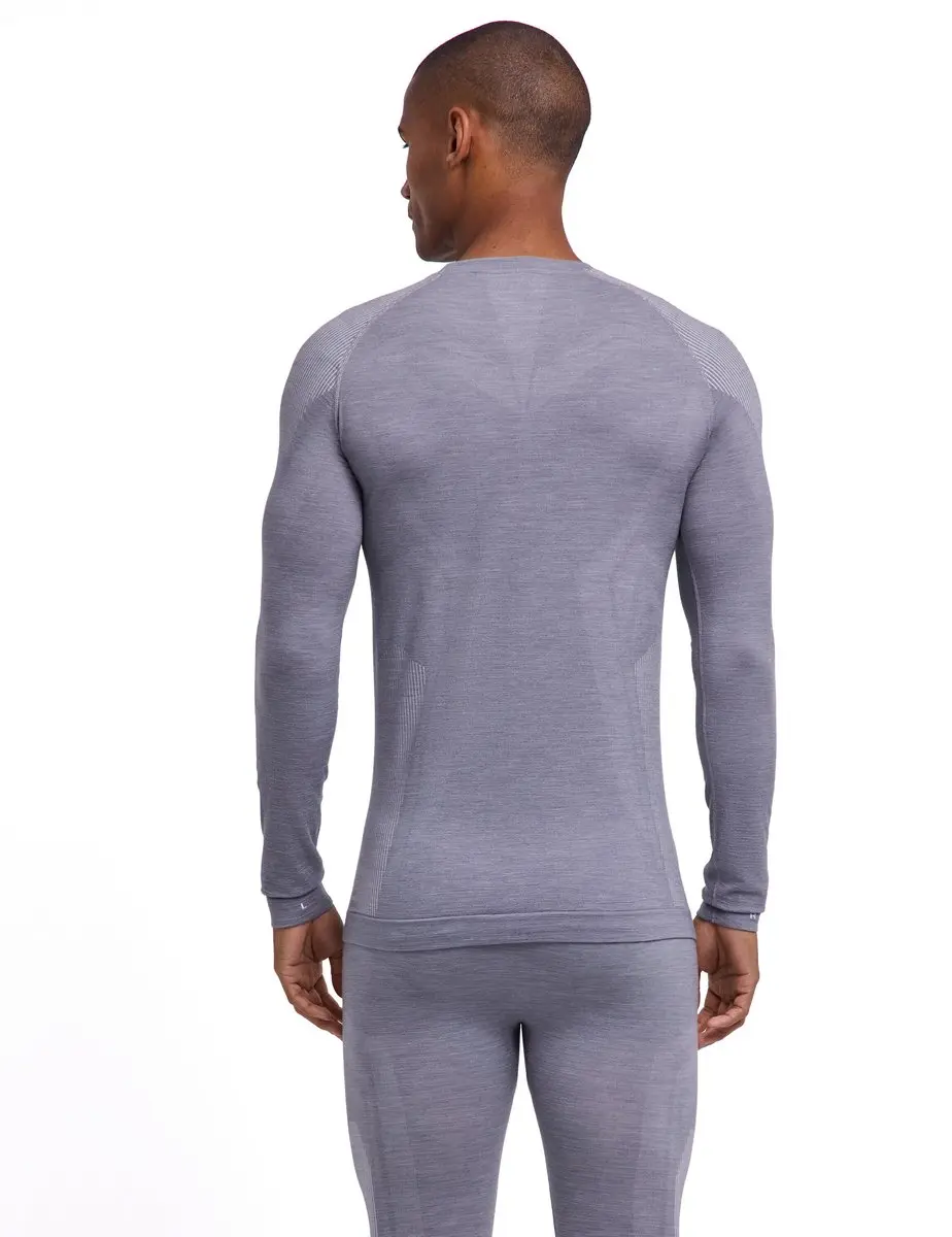 FALKE Wool-Tech Light Onderhemd Lange Mouwen - Grijs XL - afbeelding 2 van 6