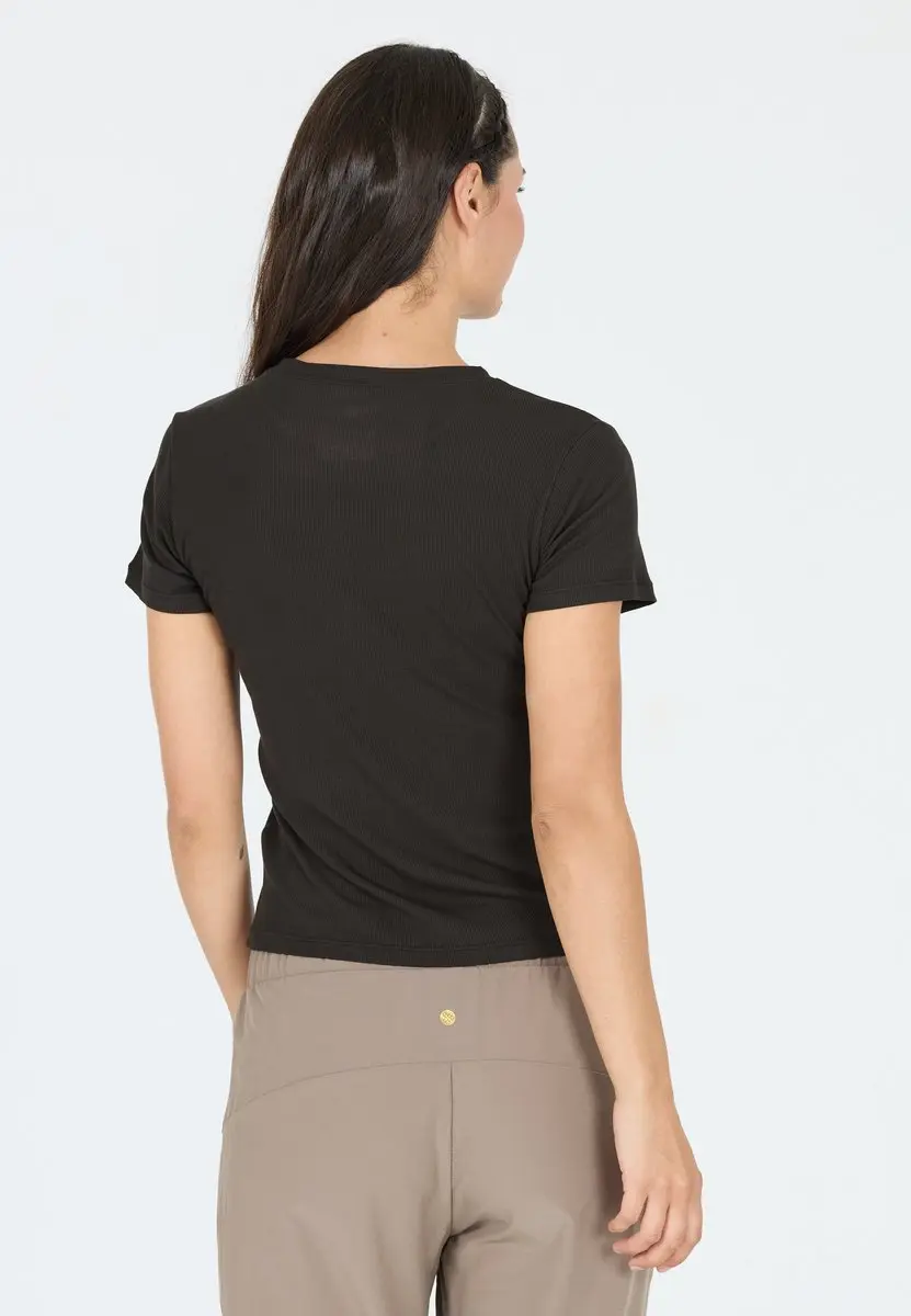 Athlecia Tinashe Dames T-Shirt - Zwart - afbeelding 6 van 6