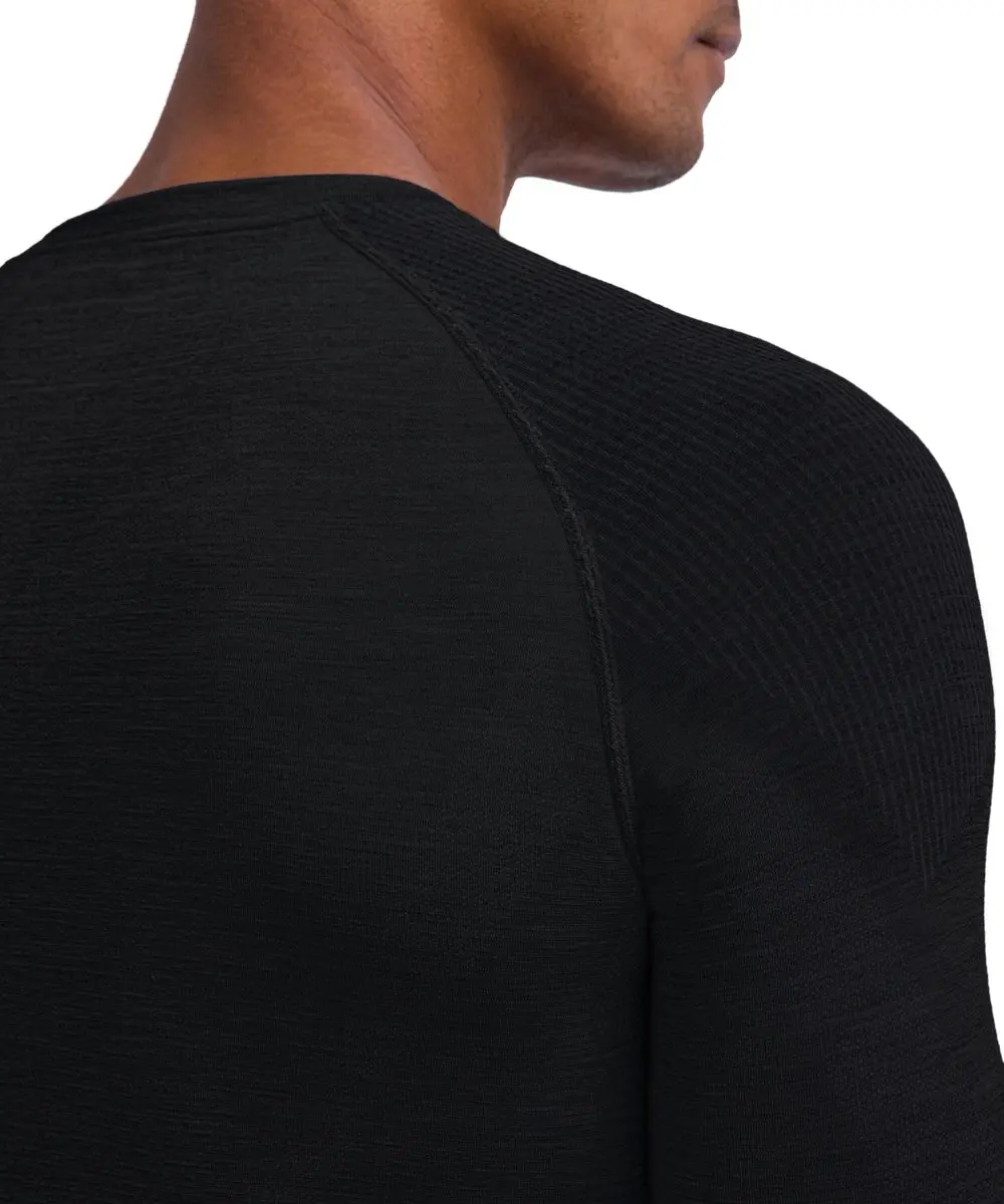 FALKE Wool-Tech Light Onderhemd Lange Mouwen - Zwart - L - afbeelding 4 van 6