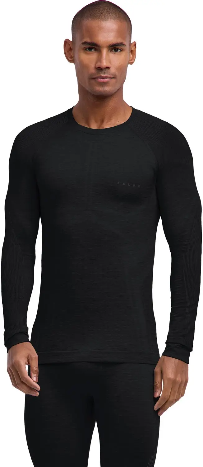 FALKE Wool-Tech Light Onderhemd Lange Mouwen - Zwart - L