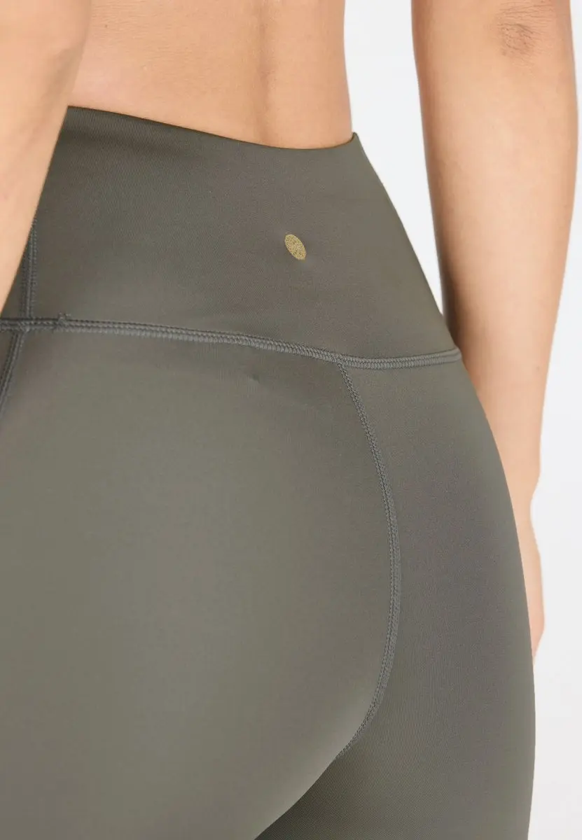 Athlecia Elli Leggings Dames - Khaki - 42 - afbeelding 2 van 6