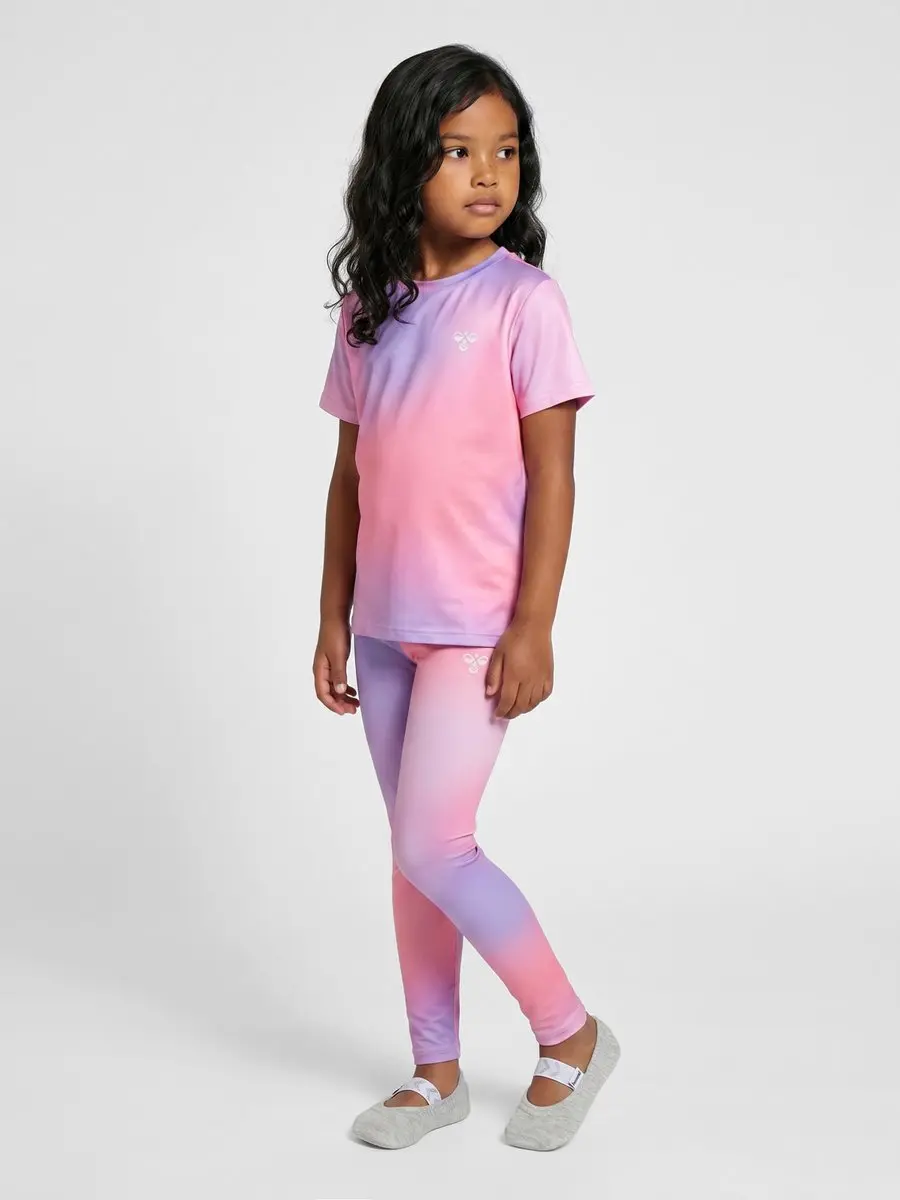 Hummel Gradient Gym Legging Meisjes - Shell Pink - afbeelding 6 van 6