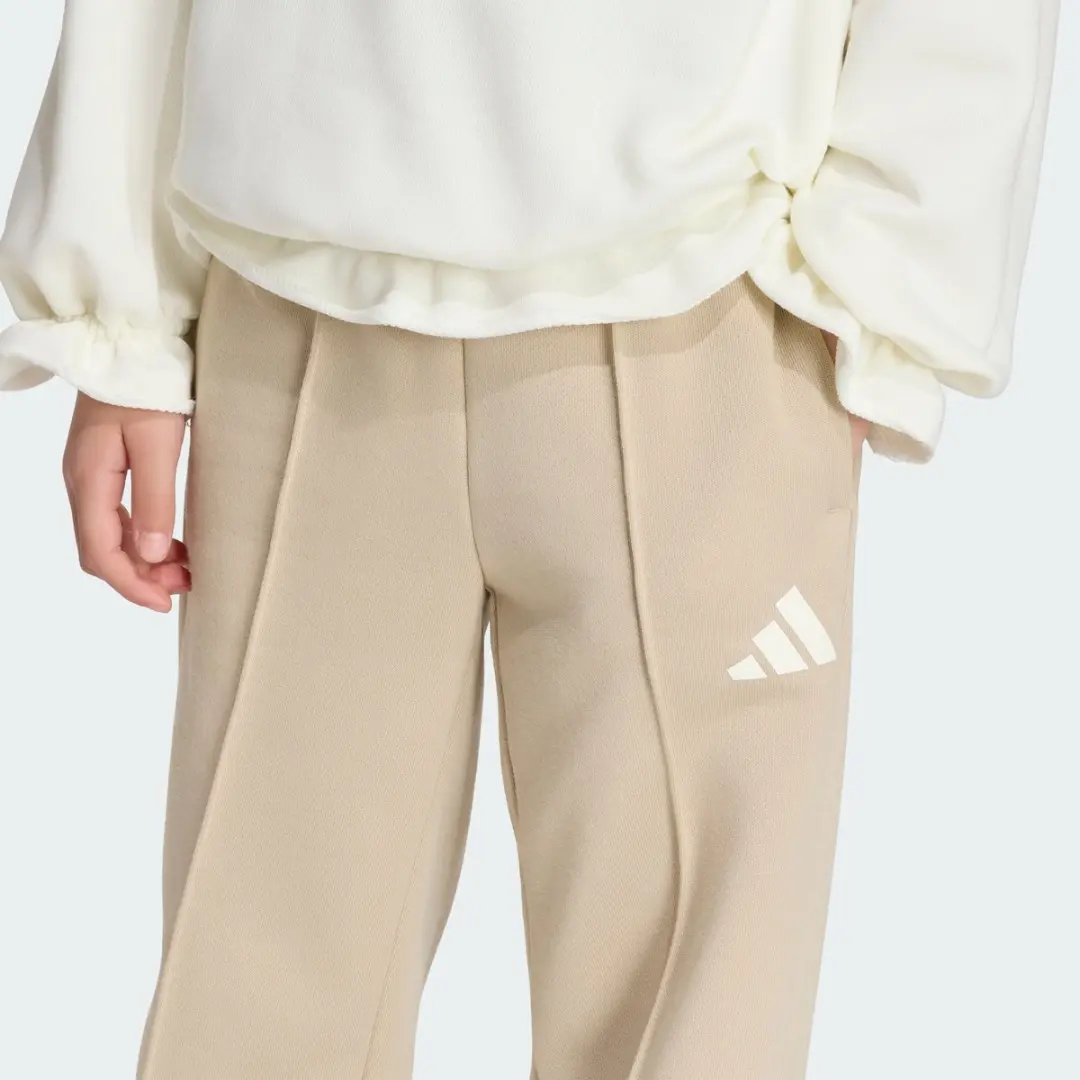 adidas Seasonals Ruffles Joggingpak Meisjes - Wit - afbeelding 3 van 6