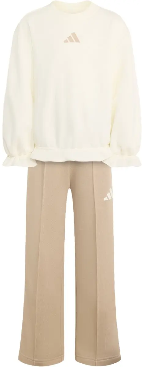 adidas Seasonals Ruffles Joggingpak Meisjes - Wit - afbeelding 5 van 6