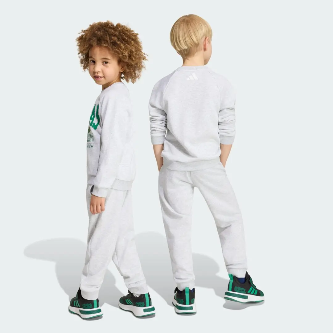 adidas Minecraft Joggingpak Kinderen - Grijs - 122 - afbeelding 3 van 6