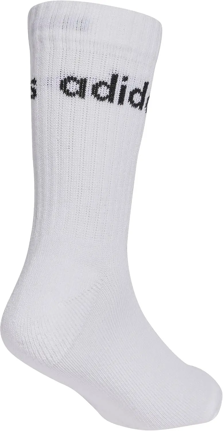 adidas Linear Kindersokken 3x - Wit - afbeelding 4 van 4