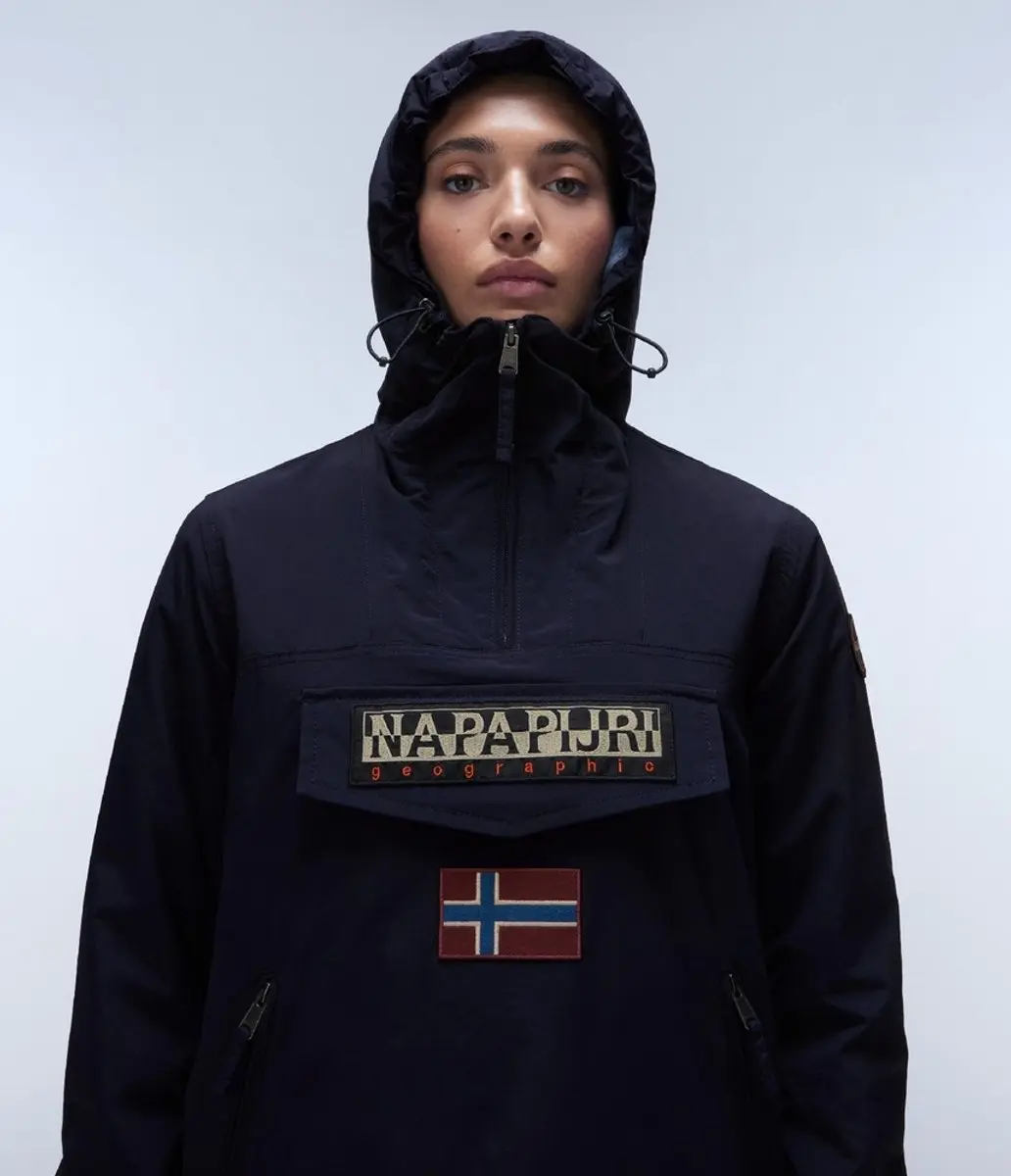 Napapijri Rainforest Pocket 4 damesanorak - Blue Marine - L - afbeelding 3 van 4