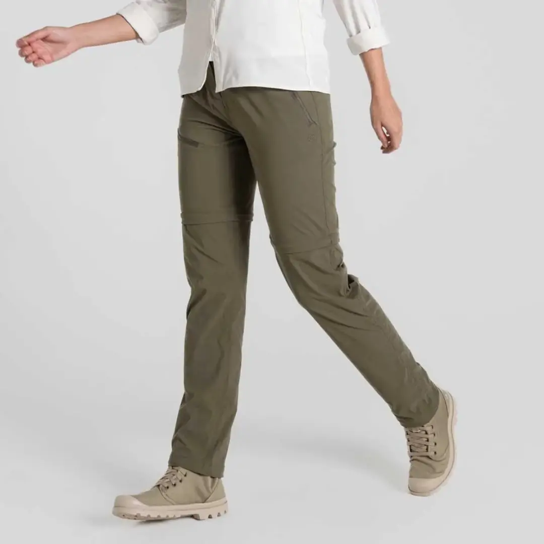 Craghoppers NosiLife Pro Convertible III Damesbroek - Wild Olive - afbeelding 4 van 4