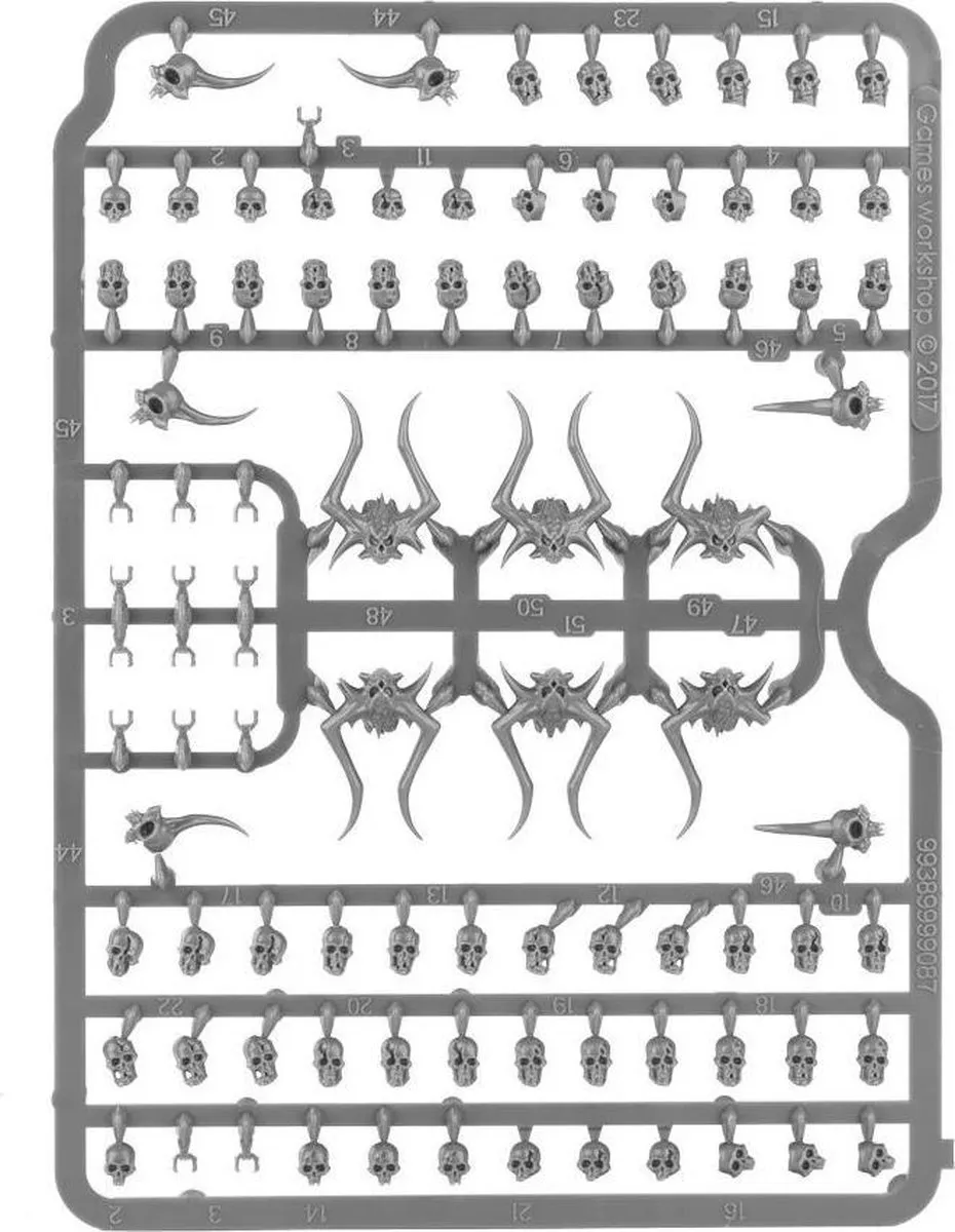 Games Workshop Citadel Skulls 340 Stuks