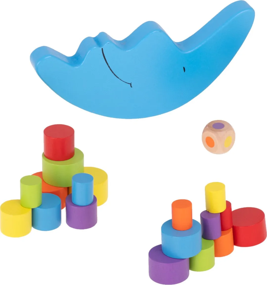 Montessori houten maan balanceer arcade spel