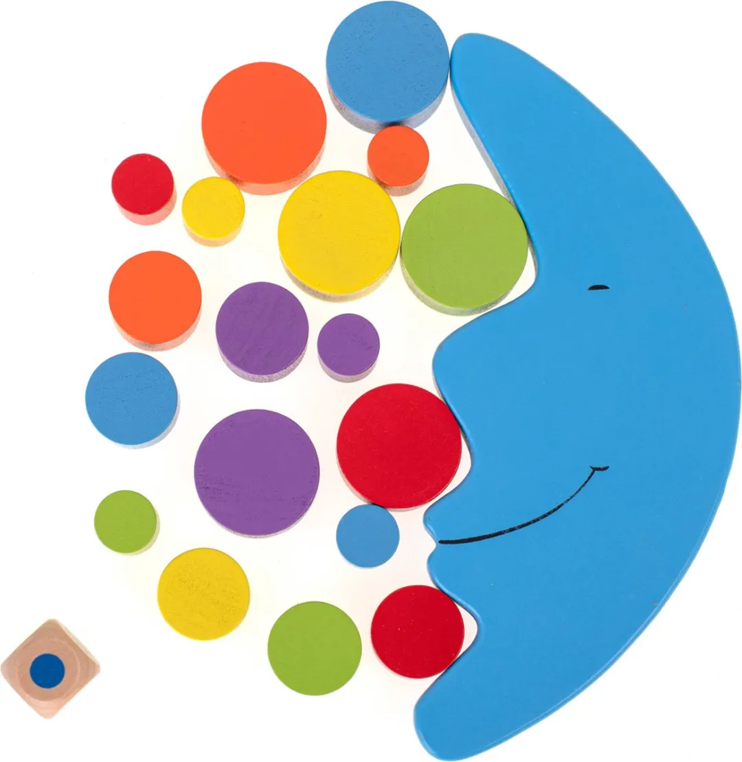 Montessori houten maan balanceer arcade spel