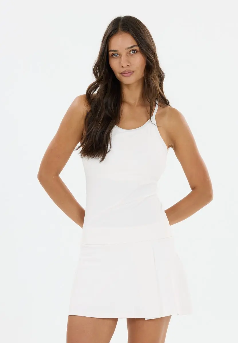 Athlecia Tenala Dames 2-in-1 Tanktop - Wit
