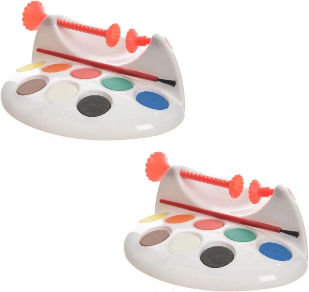 Decoris Paaseieren Schilderset Houder - 4 Stuks Wit