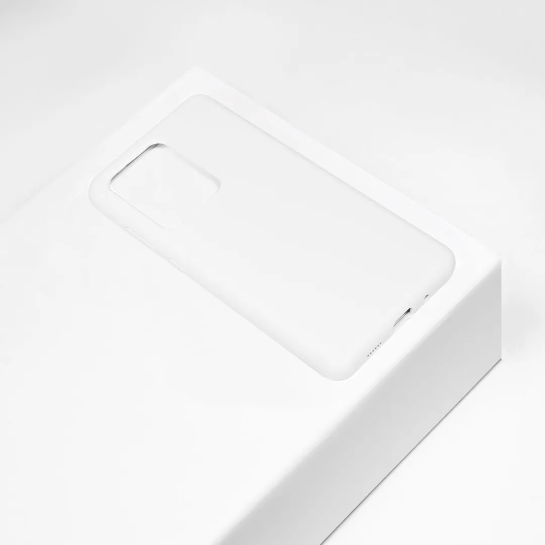 BMAX Siliconen Hoesje Samsung Galaxy S20 Ultra - Wit