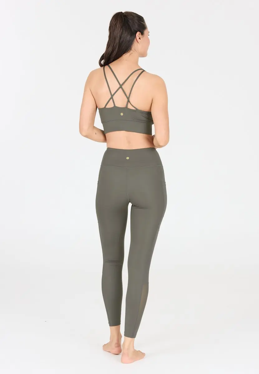 Athlecia Elli Tights Dames - Khaki - afbeelding 6 van 6