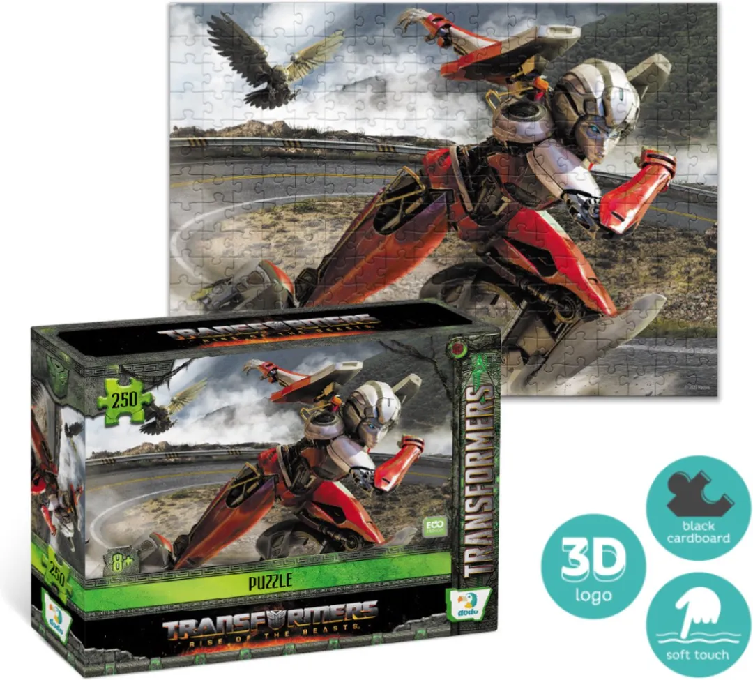 Dodo Toys Transformers Rise of the Beasts Puzzel 250 Stuks