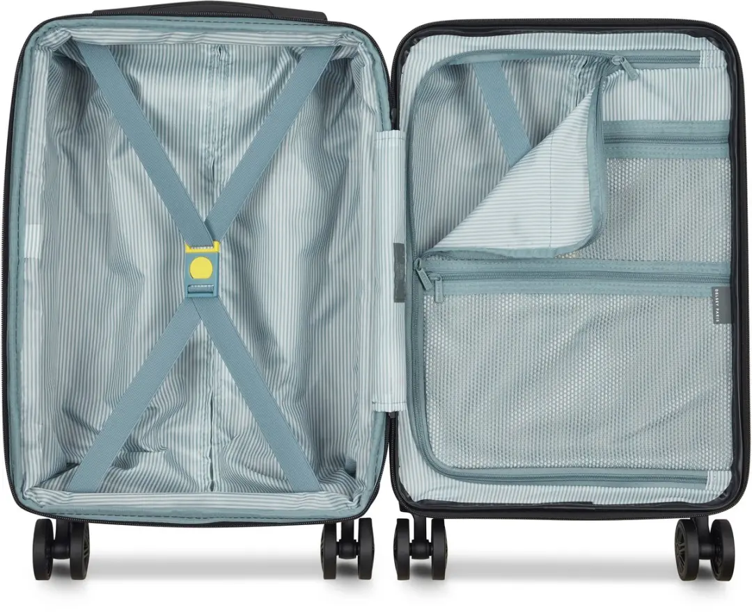 Delsey Air Armour Handbagagekoffer 55cm - 36L - Zwart - afbeelding 4 van 6