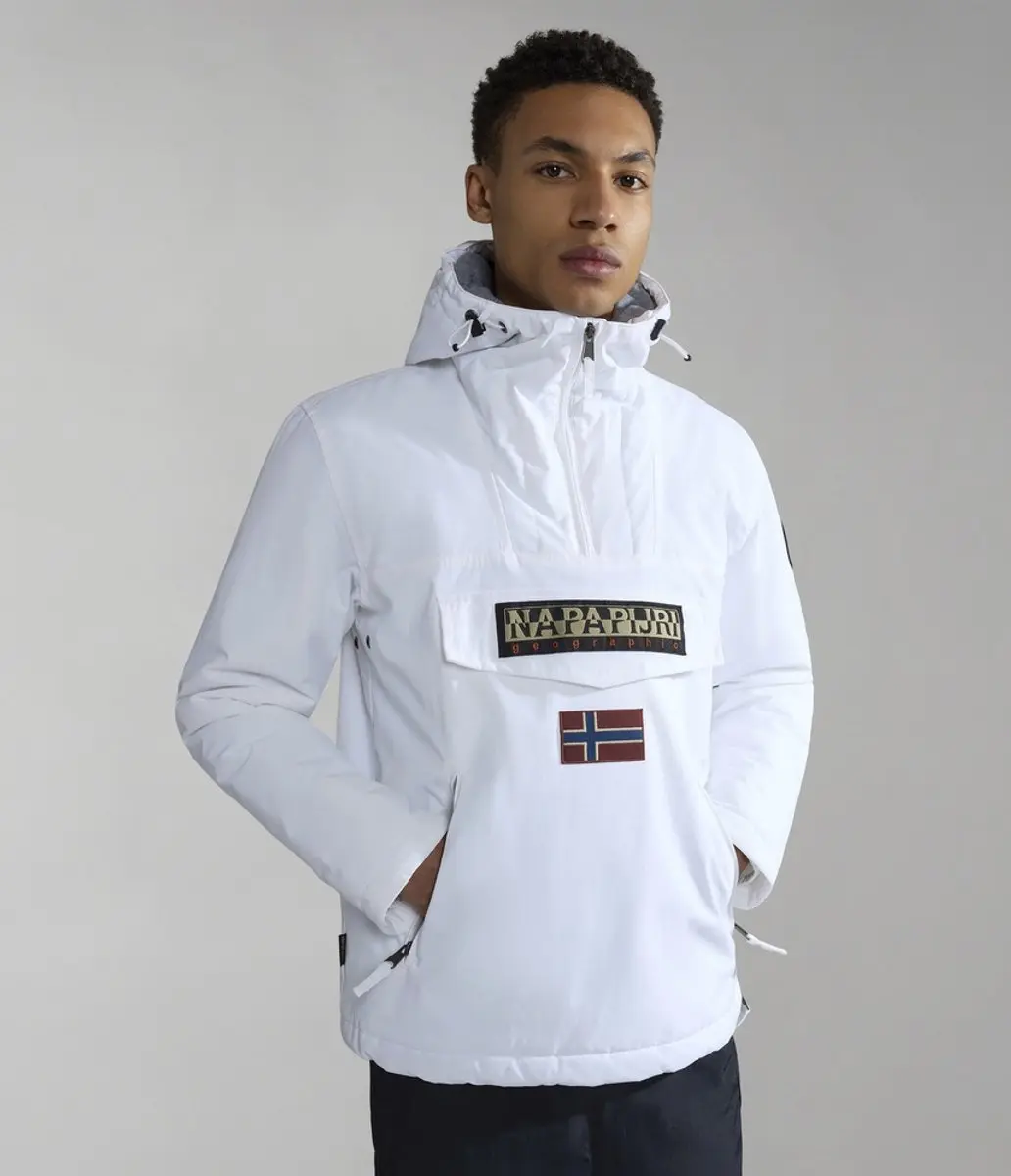 NAPAPIJRI Rainforest Pocket 2 Jas Mannen Wit