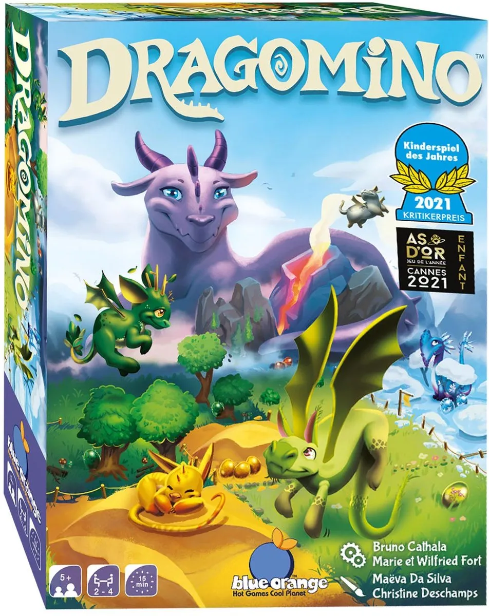 Geronimo Games Dragomino Familiespel - 2-4 spelers - 5+ jaar - MPN 01199