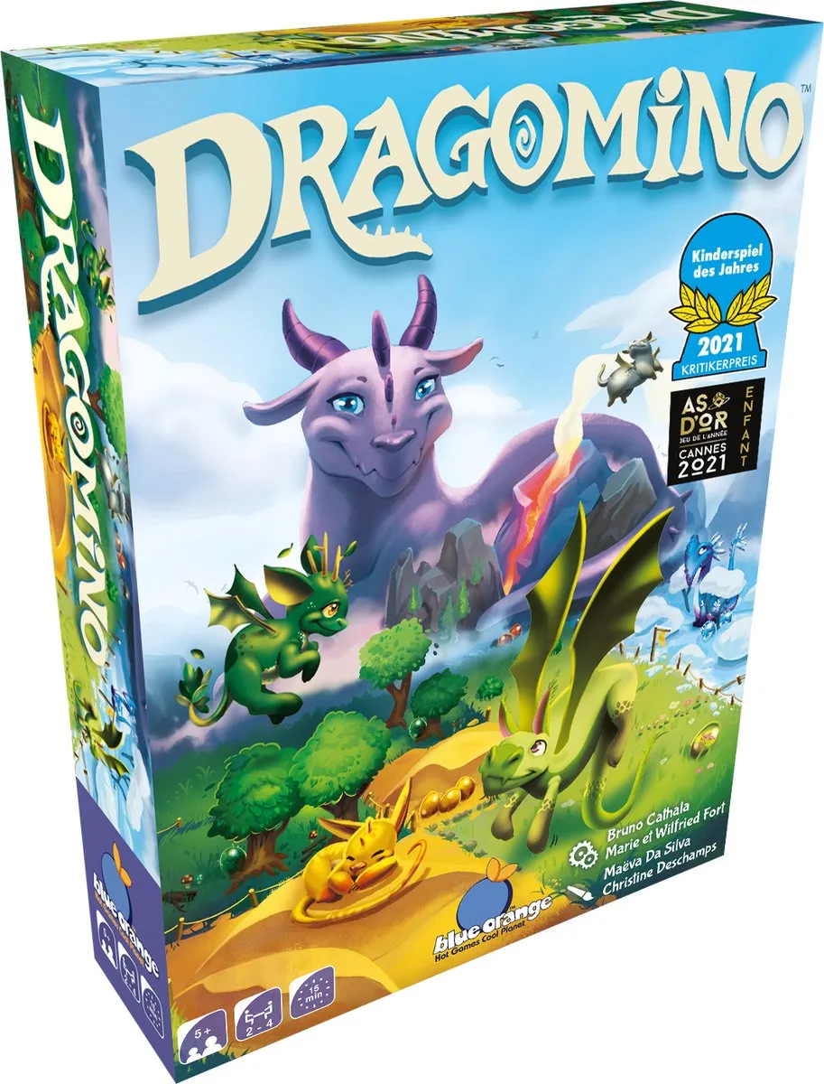 Geronimo Games Dragomino Familiespel - 2-4 spelers - 5+ jaar - MPN 01199
