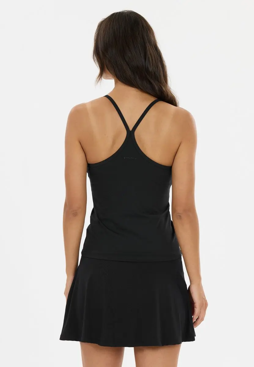 Athlecia Tenala Dames 2-in-1 Tanktop - Zwart - 40 - afbeelding 3 van 6
