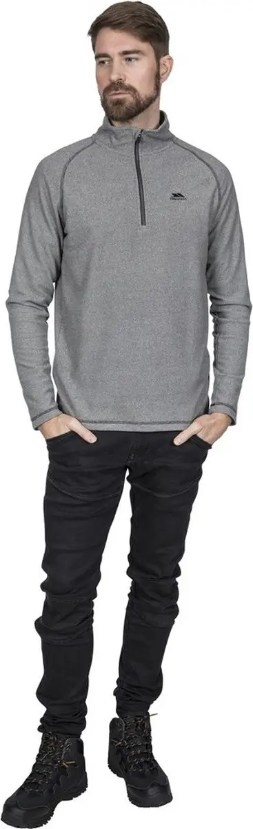 Trespass Keynote Heren Fleece - Zwart - XXL - afbeelding 3 van 3