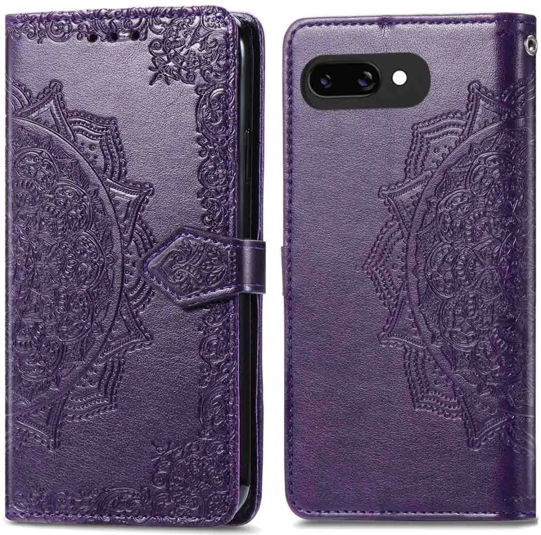 Imoshion Hoesje Google Pixel 9a Mandala Bookcase - Paars